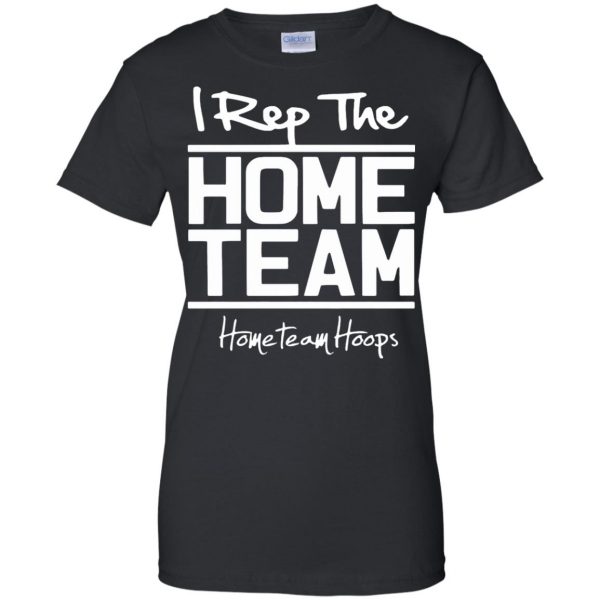 home team hoops womens t shirt - lady t shirt - black