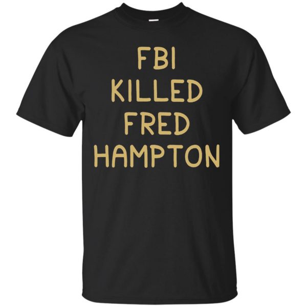 fred hampton t shirt - black