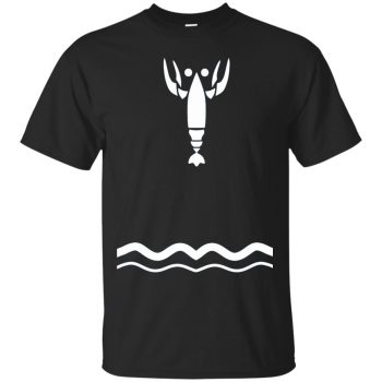 wind waker lobster shirt - black