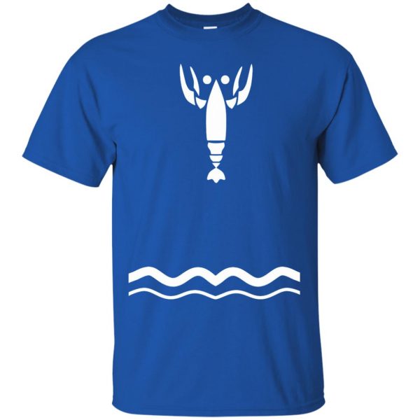 wind waker lobster t shirt - royal blue