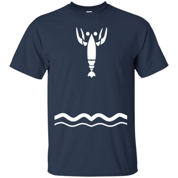 wind waker lobster t shirt - navy blue