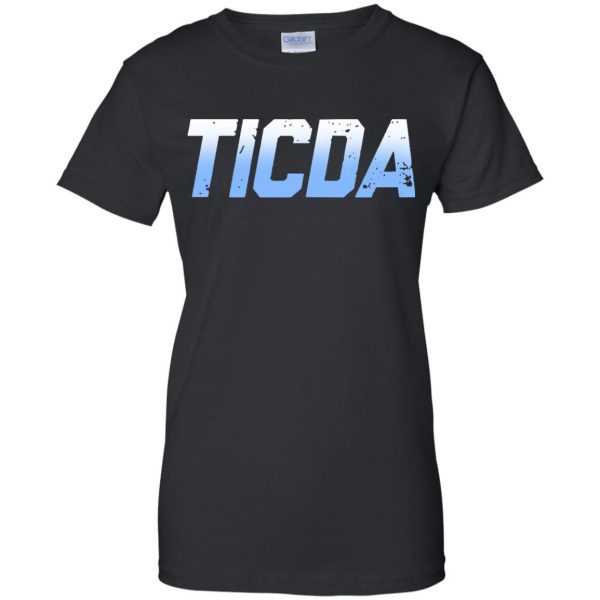 ticda womens t shirt - lady t shirt - black