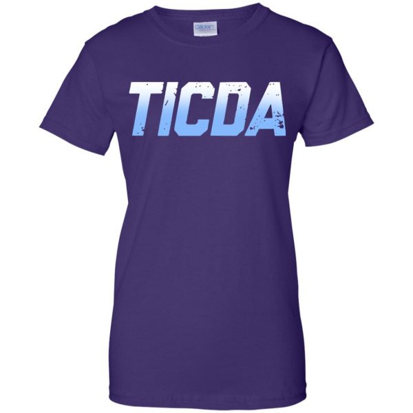 ticda womens t shirt - lady t shirt - purple