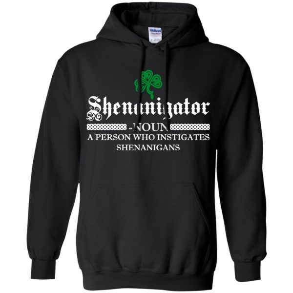 shenanigator hoodie - black