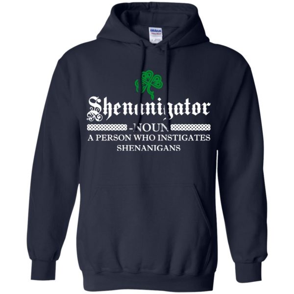 shenanigator hoodie - navy blue