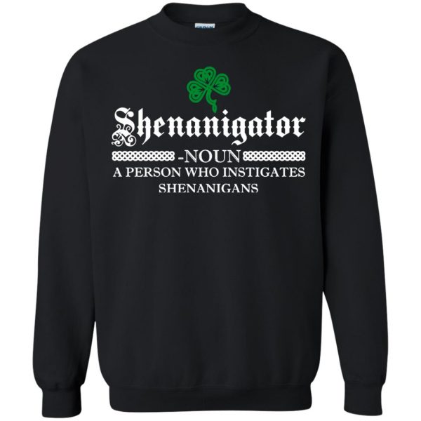 shenanigator sweatshirt - black