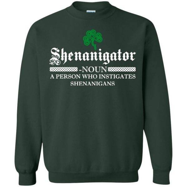 shenanigator sweatshirt - forest green
