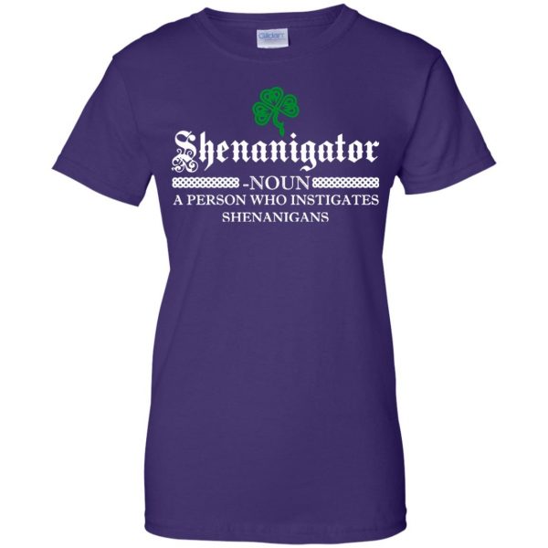 shenanigator womens t shirt - lady t shirt - purple