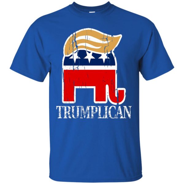trumplican t shirt - royal blue