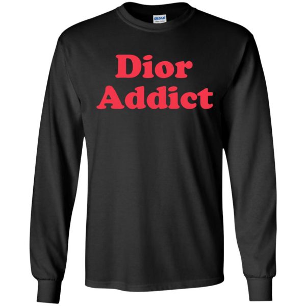 dior addict long sleeve - black
