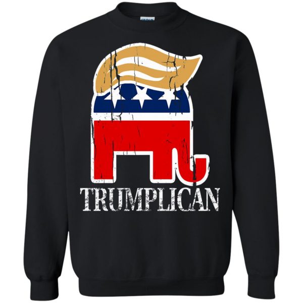 trumplican sweatshirt - black