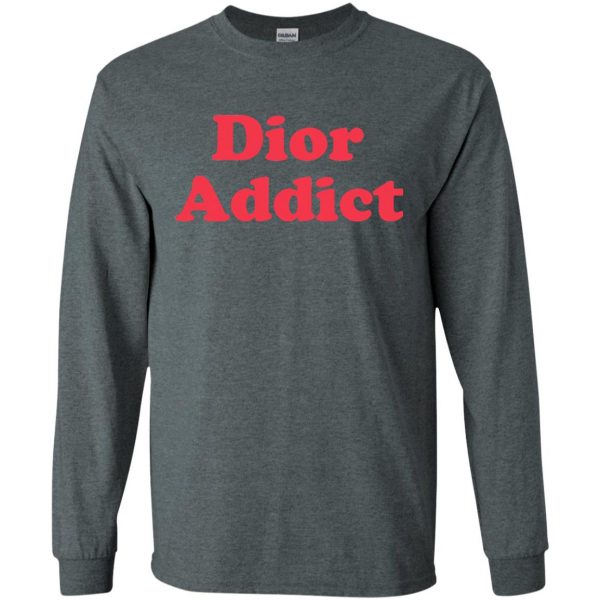 dior addict long sleeve - dark heather
