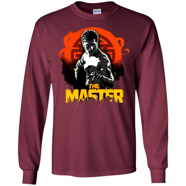 bruce leroy long sleeve - maroon