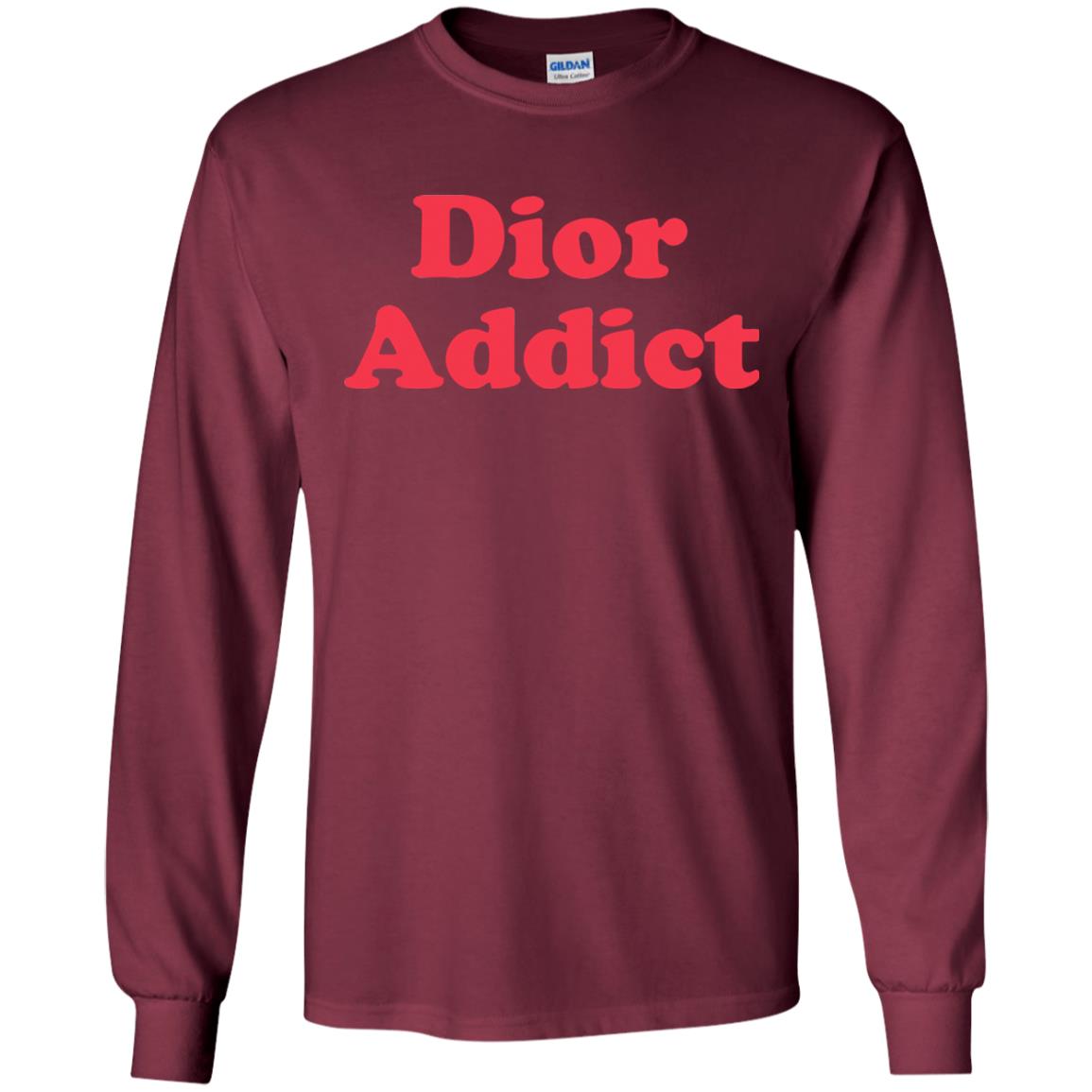 dior addict long sleeve - maroon