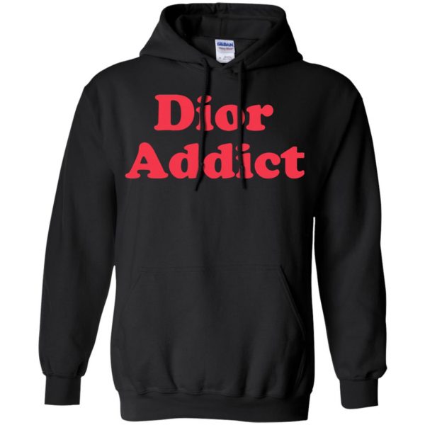 dior addict hoodie - black