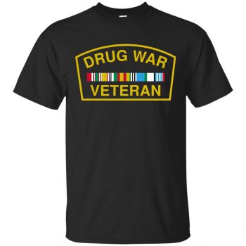 drug war veteran shirt - black