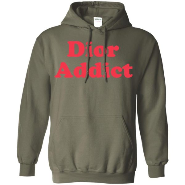 dior addict hoodie - military green