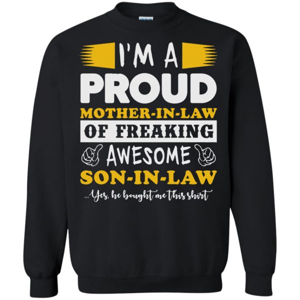 mother in laws sweatshirt - black