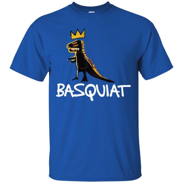 basquiat tees t shirt - royal blue