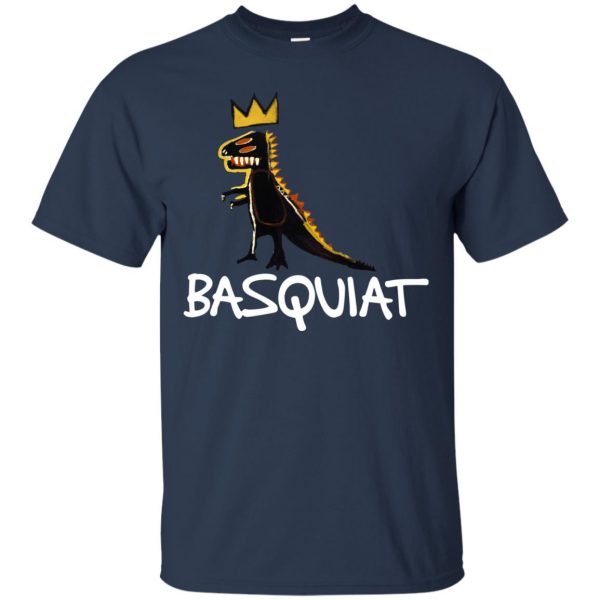 basquiat tees t shirt - navy blue