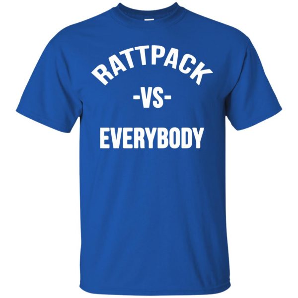 rattpack t shirt - royal blue