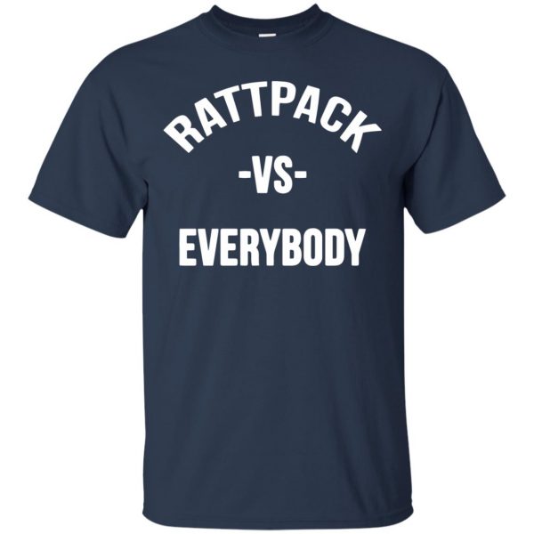 rattpack t shirt - navy blue