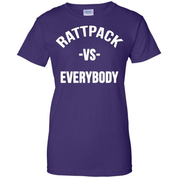 rattpack womens t shirt - lady t shirt - purple