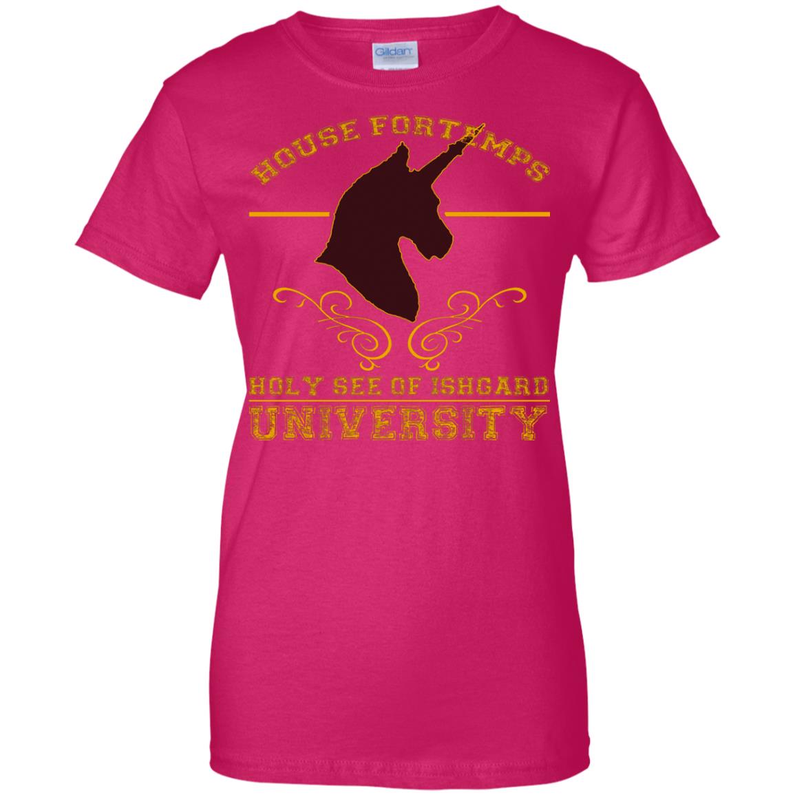 haurchefant womens t shirt - lady t shirt - pink heliconia