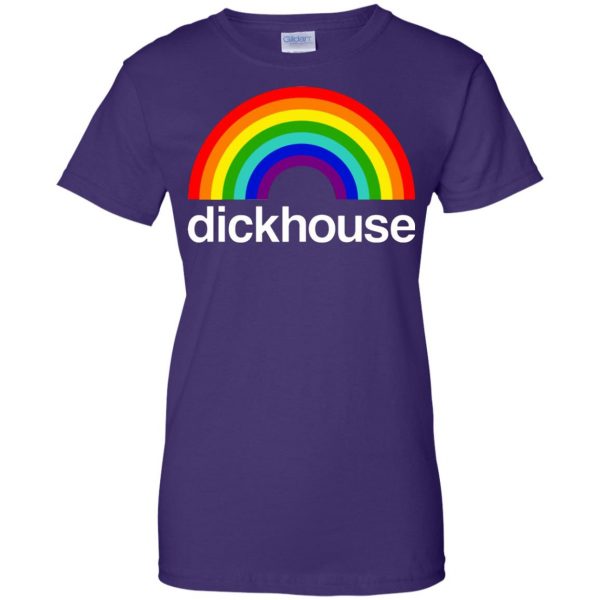 dickhouse womens t shirt - lady t shirt - purple