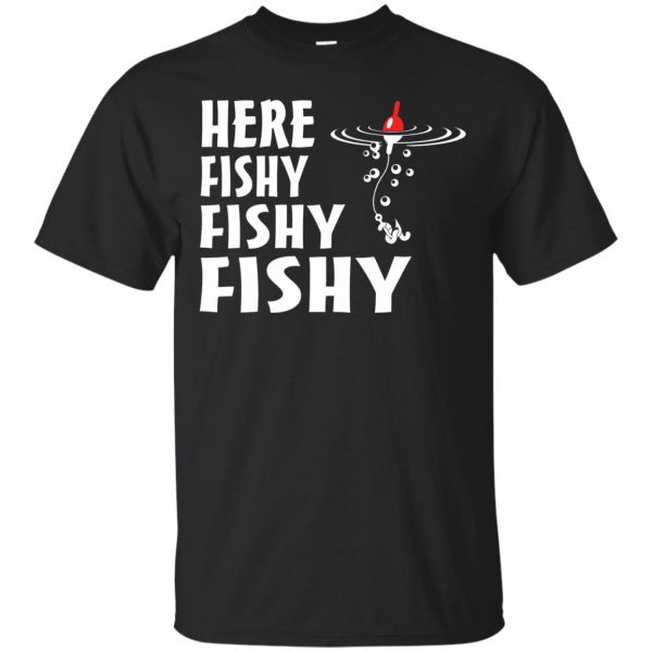 here fishy fishy shirt - black