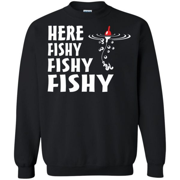 here fishy fishy sweatshirt - black