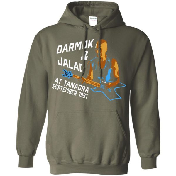 darmok and jalad at tanagra hoodie - military green