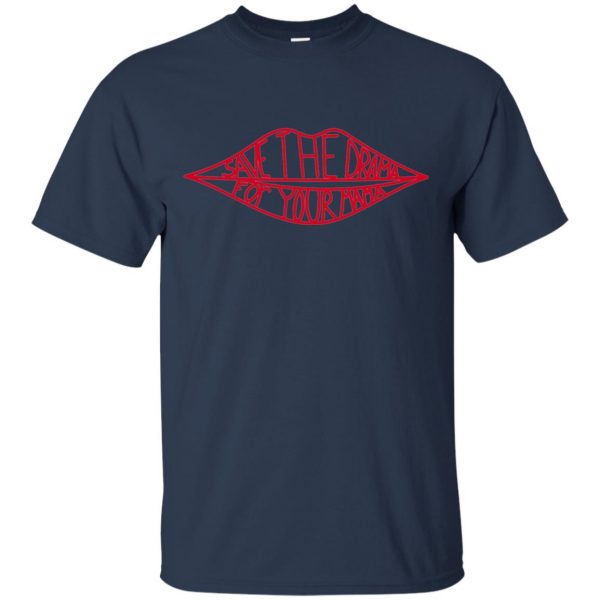 save the drama for your mama t shirt - navy blue