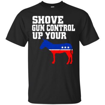 shove gun control up your shirt - black