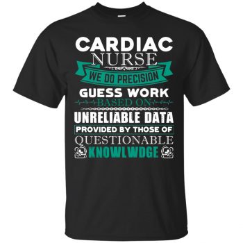 cardiac nurse shirts - black