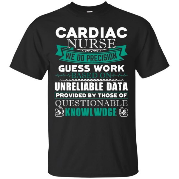 cardiac nurse shirts - black