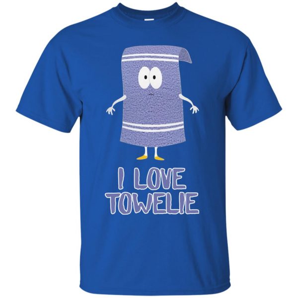 i love towelie t shirt - royal blue