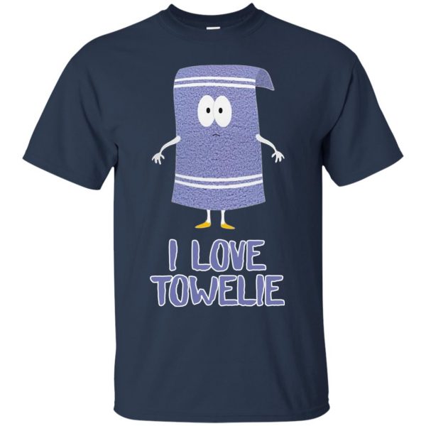 i love towelie t shirt - navy blue