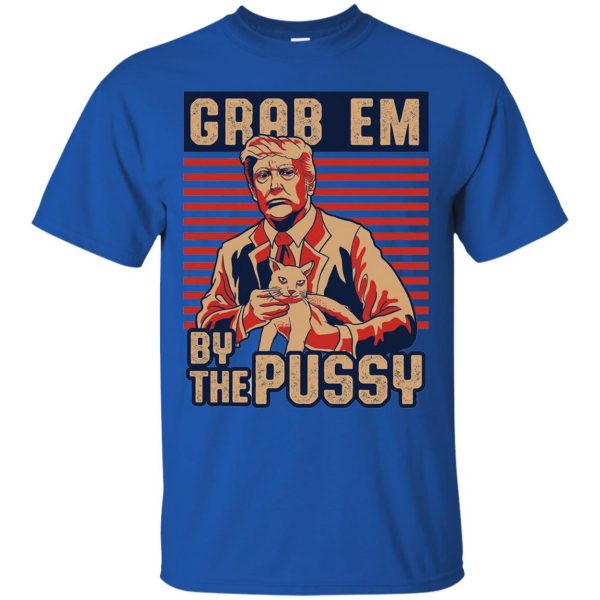 grab em t shirt - royal blue