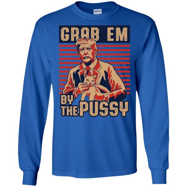 grab em long sleeve - royal blue