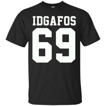 idgafos shirt - black
