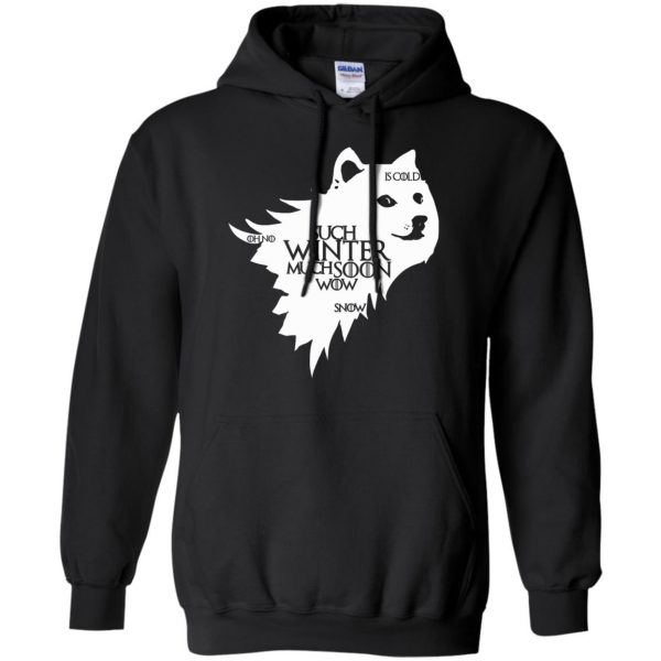 game of thrones doge hoodie - black