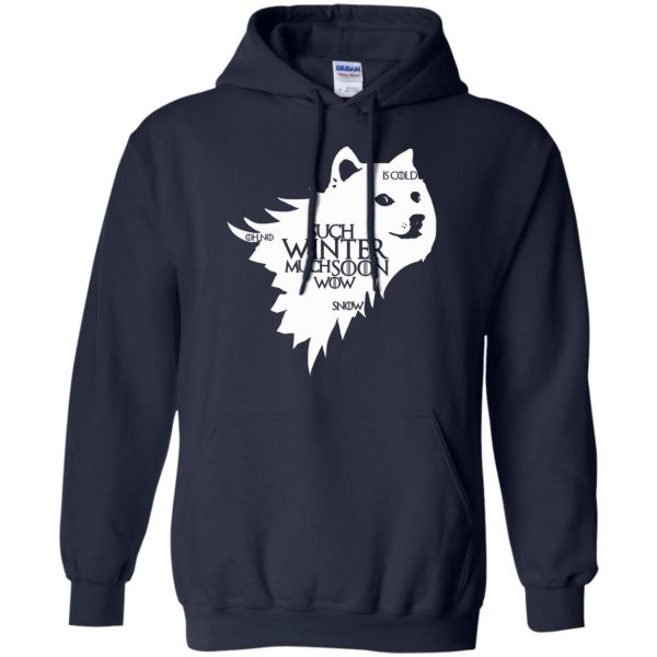 game of thrones doge hoodie - navy blue