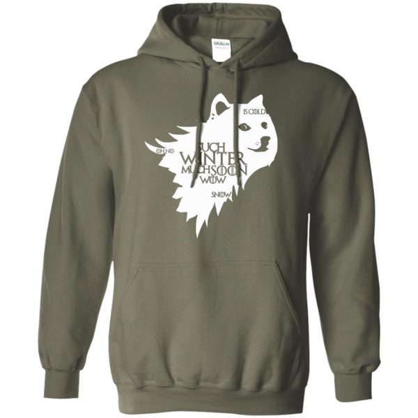 game of thrones doge hoodie - military green
