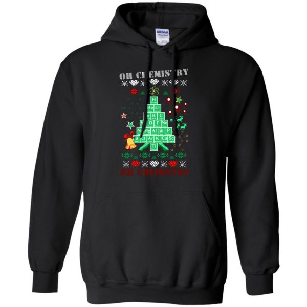 oh chemis tree hoodie - black