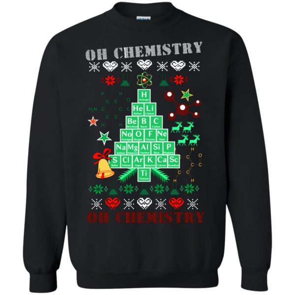 oh chemis tree sweatshirt - black