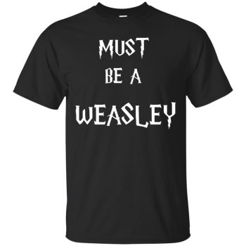 must be a weasley shirt - black