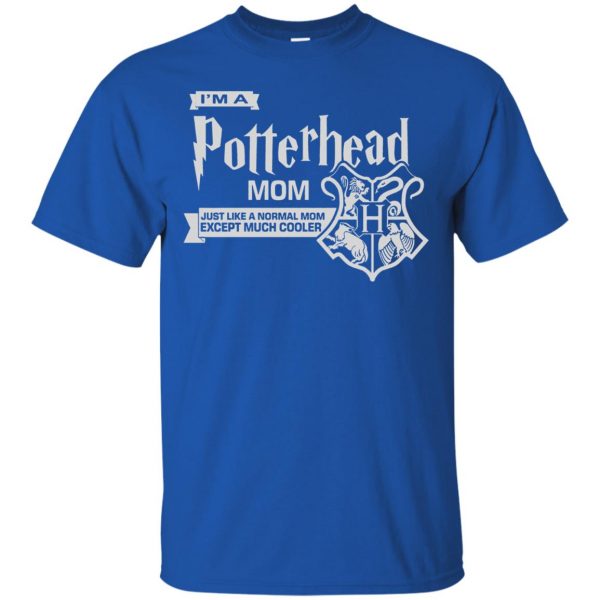 harry potter mom t shirt - royal blue