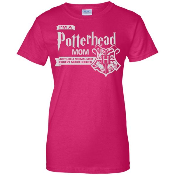 harry potter mom womens t shirt - lady t shirt - pink heliconia