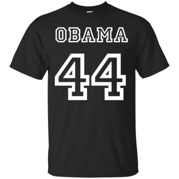 obama 44 shirt - black